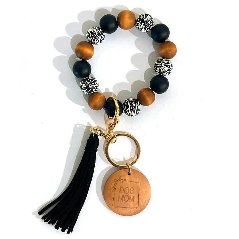 Rhodesian Ridgeback gemstone key chain - dog keychain - bag charm - pet  keepsake - ridgeback jewelry - jewellery