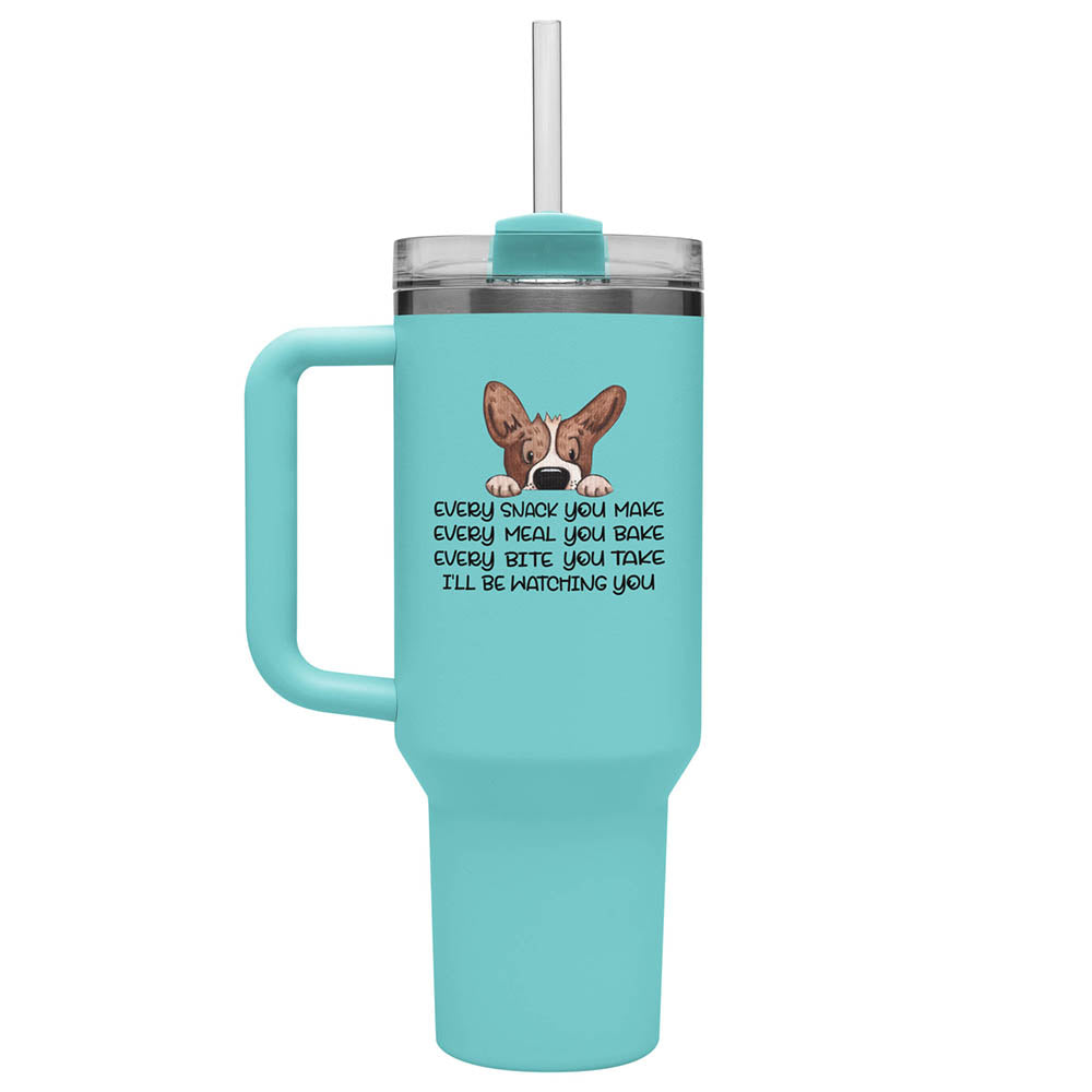 I'll Be Watching You 40 oz Tumbler - Teal