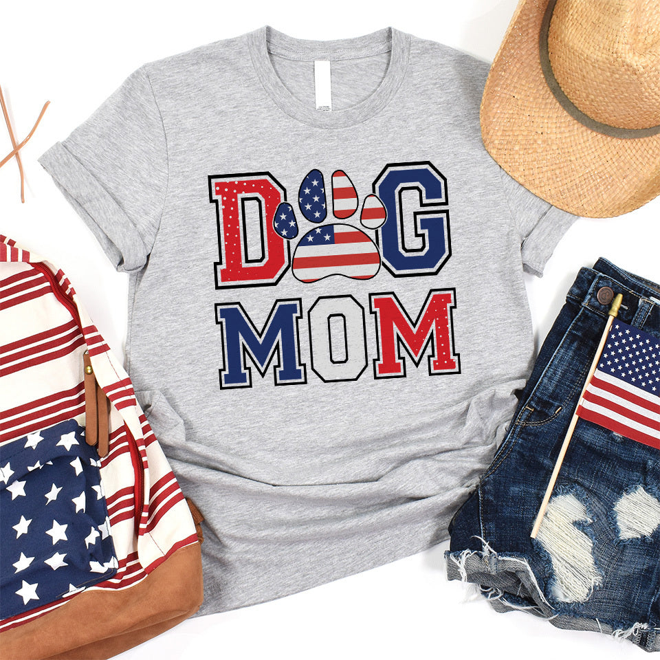 Dog Mom 4th of July All American Dog Mom Patriotic 