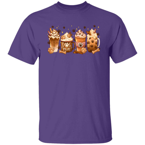 Doggo Frappuccinos T-Shirt Purple