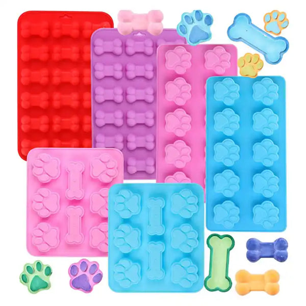 Silicone Dog Treat Baking Mold