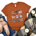 Paws, Bows & Pumpkin Glows Premium T-Shirt Texas Orange