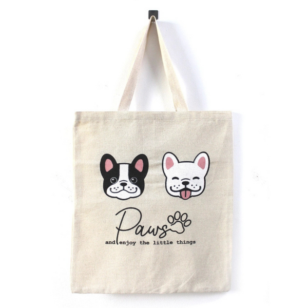 Paws & Enjoy The Little Things Tote Bag