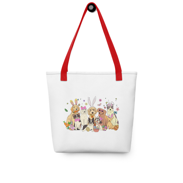 Bunny Ear Doggo Gang Tote Bag