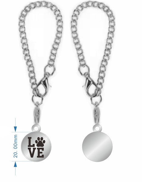 Love Paw Tumbler Charm Accessory