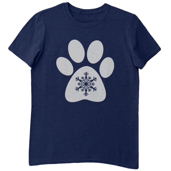 Snow Paw Premium T-Shirt Navy